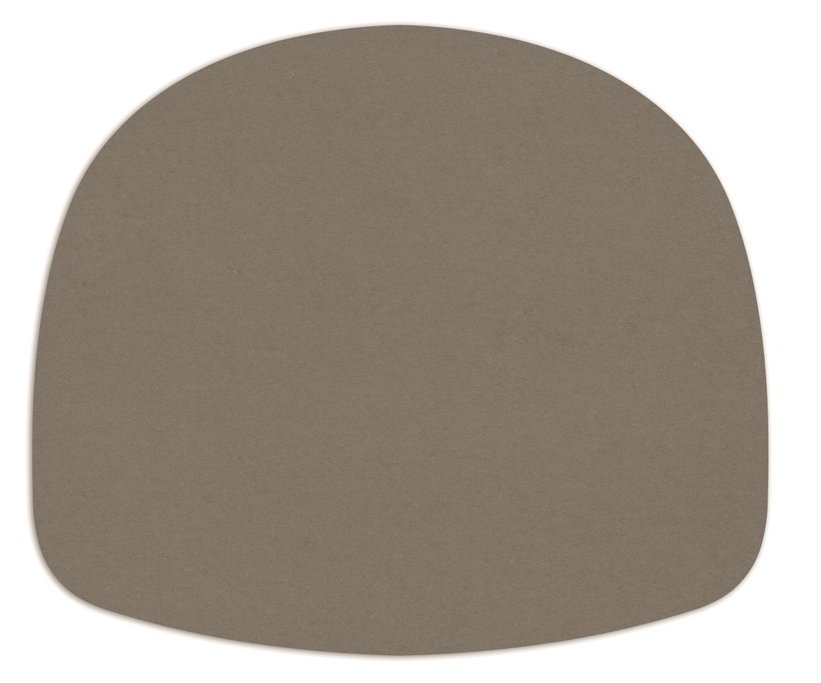 Coussin d’assise – assise en feutre About A Stool HEY - SIGN by BWF Group Taupe