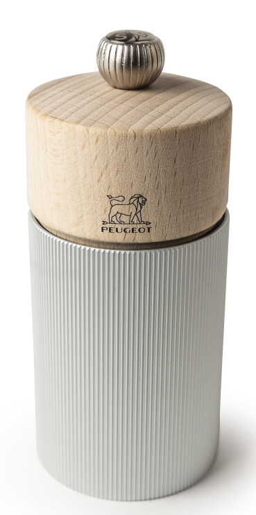 Line Moulin à sel H 12 cm Aluminium / Naturel Peugeot 