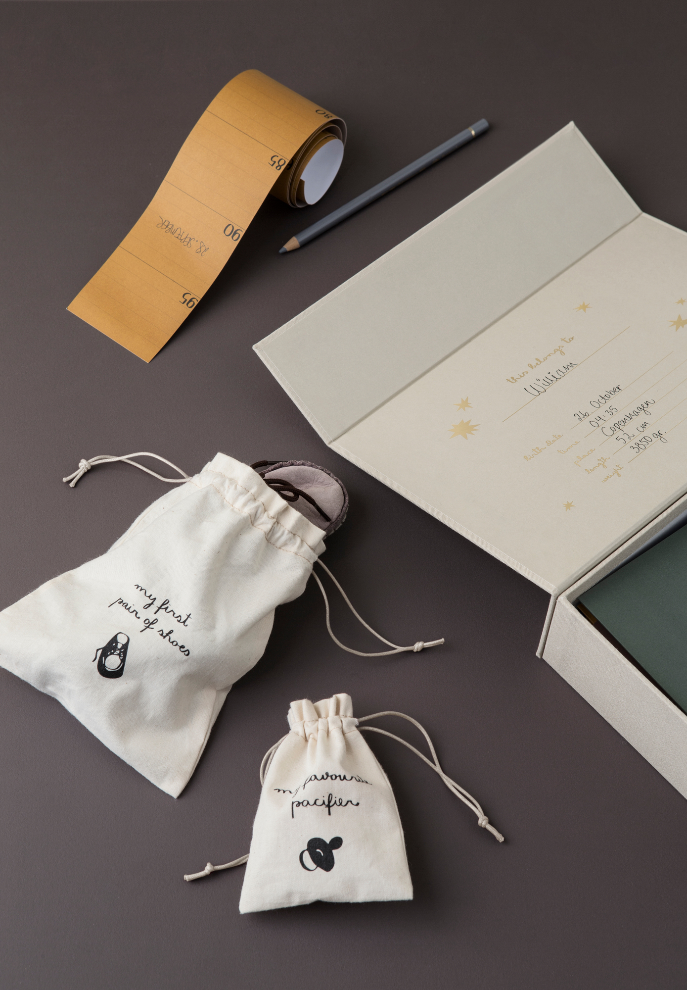 "The Beginning of my life" boîte à souvenirs Ferm Living