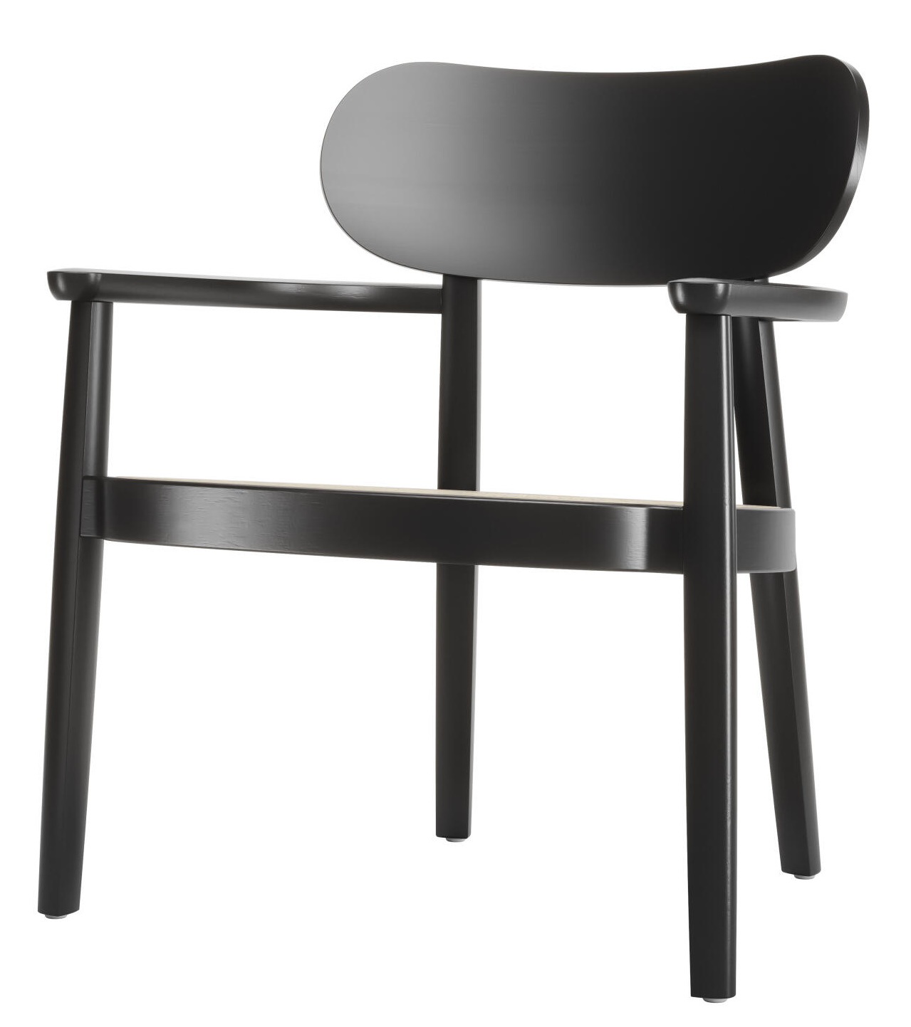 Fauteuil en bois avec accoudoirs 119 MF Thonet 