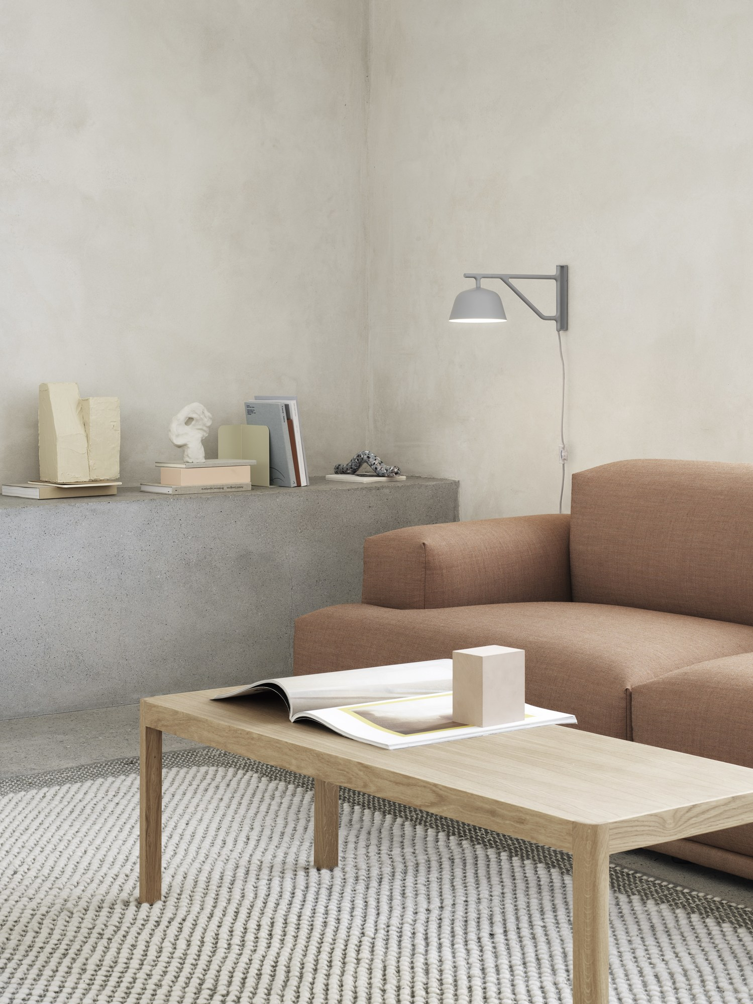 Ambit Wall Lamp Applique murale Muuto Gris