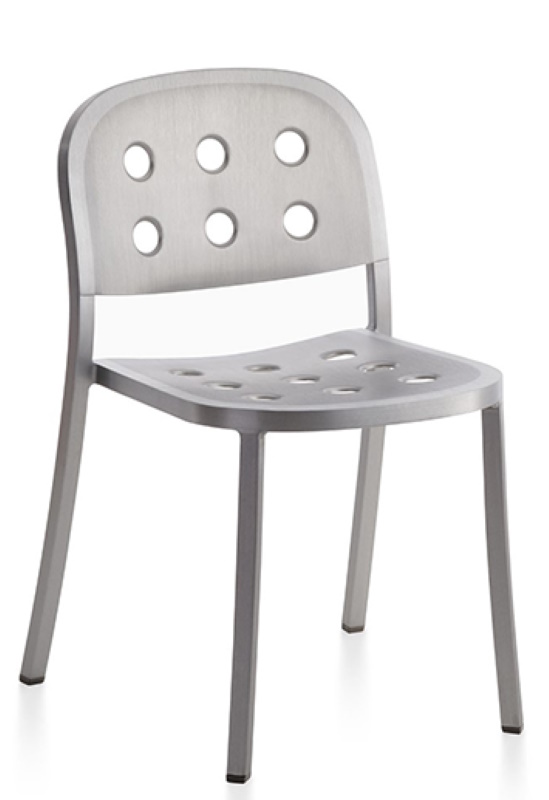 1 Inch All Aluminium Stacking Chair Chaise empilable Emeco