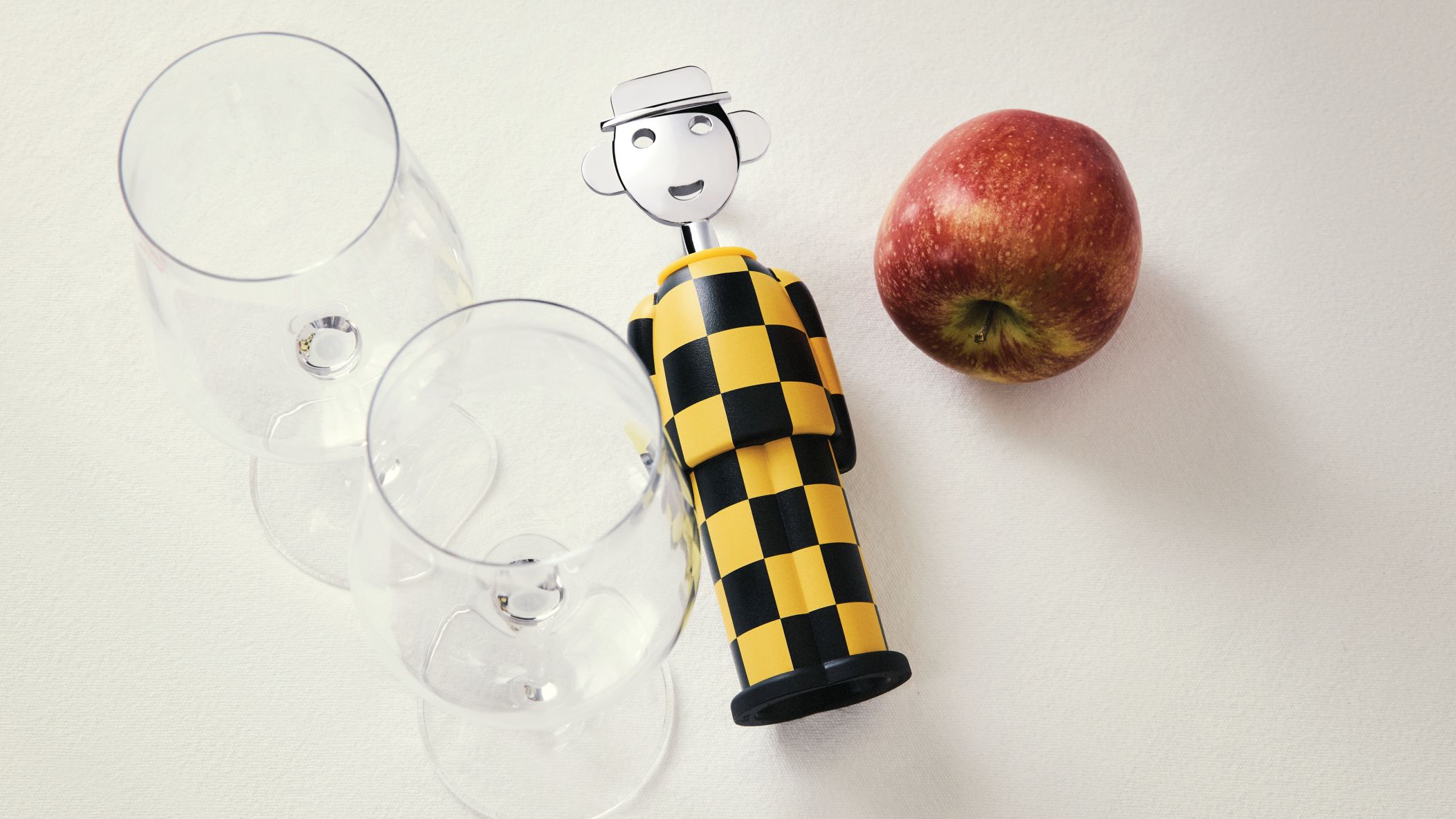 Alessandro M. Giallo e Nero tire-bouchon Alessi