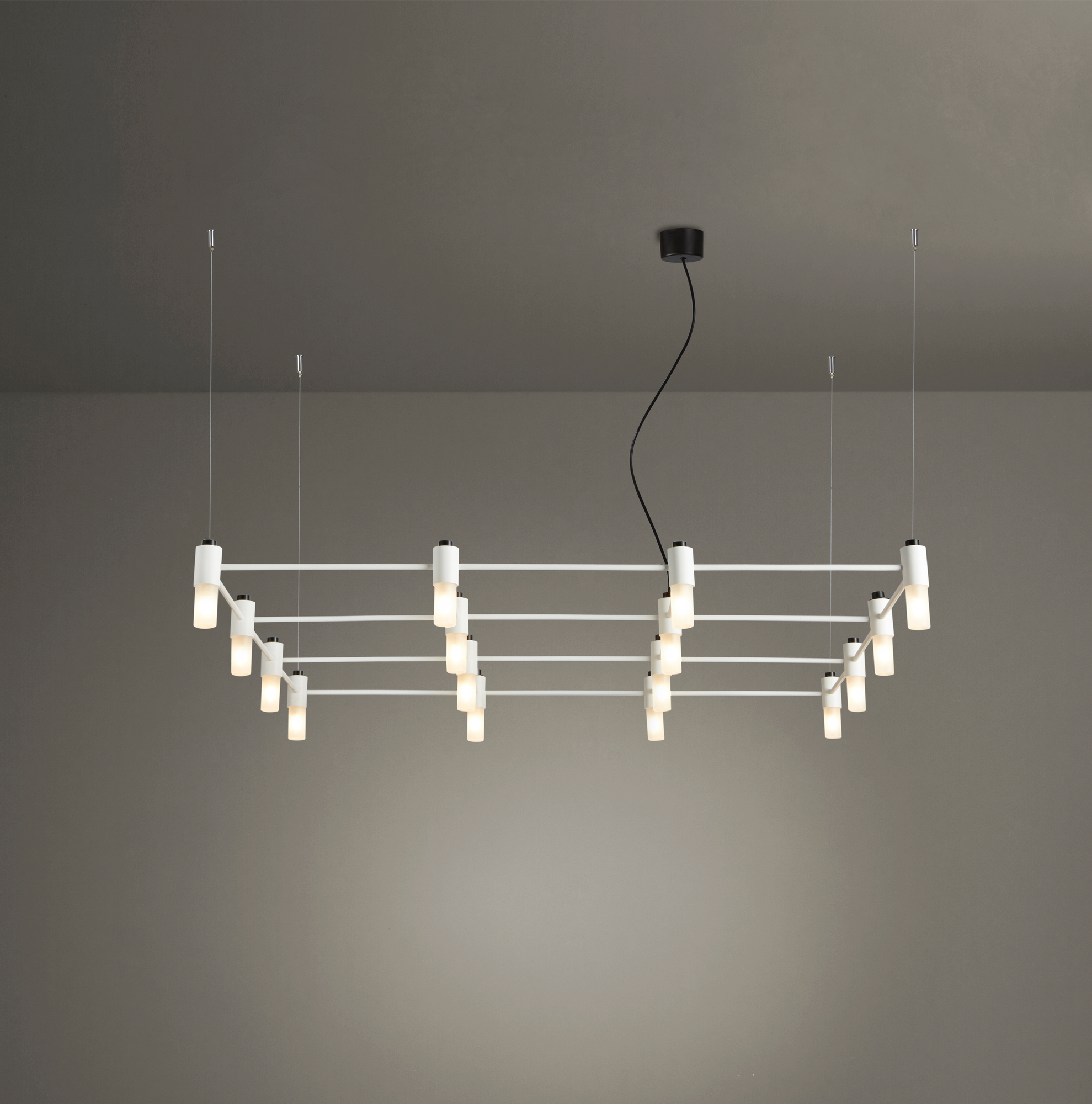Quadrante 505 16 lamp suspension Tooy 