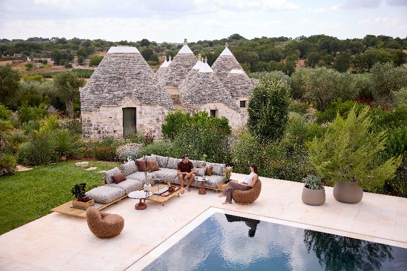 Jardinière ronde Cane-Line