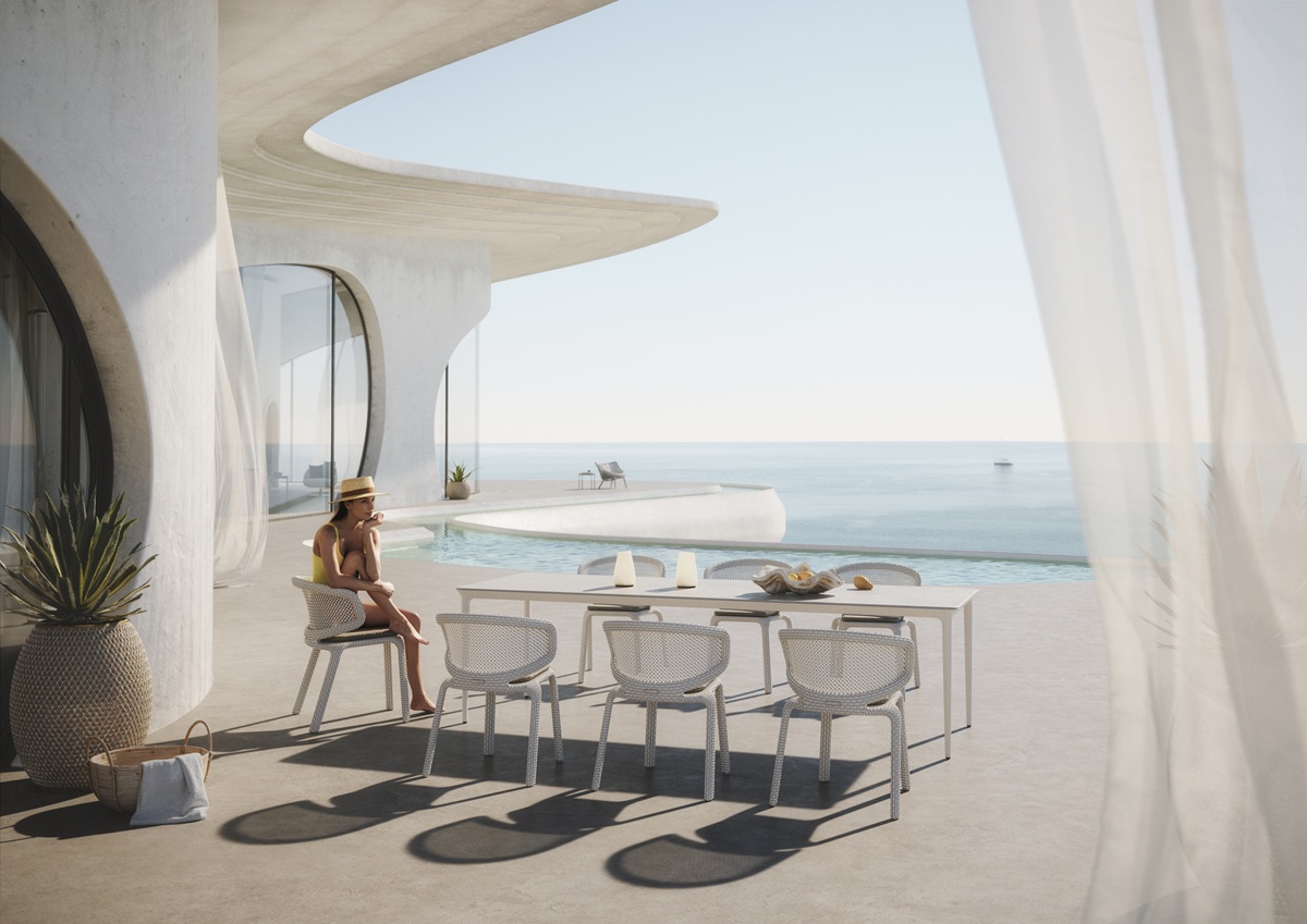 Bellmonde Outdoor Table à manger Dedon