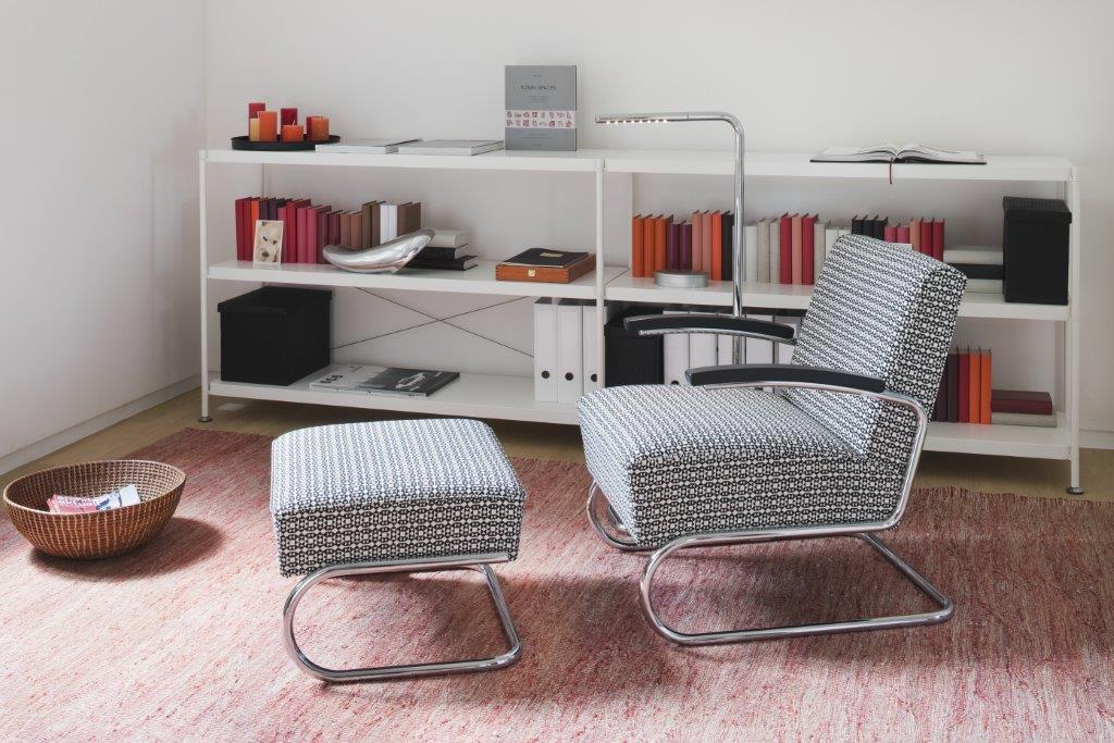 S 411 H Tabouret Cuir Thonet QUICK SHIP