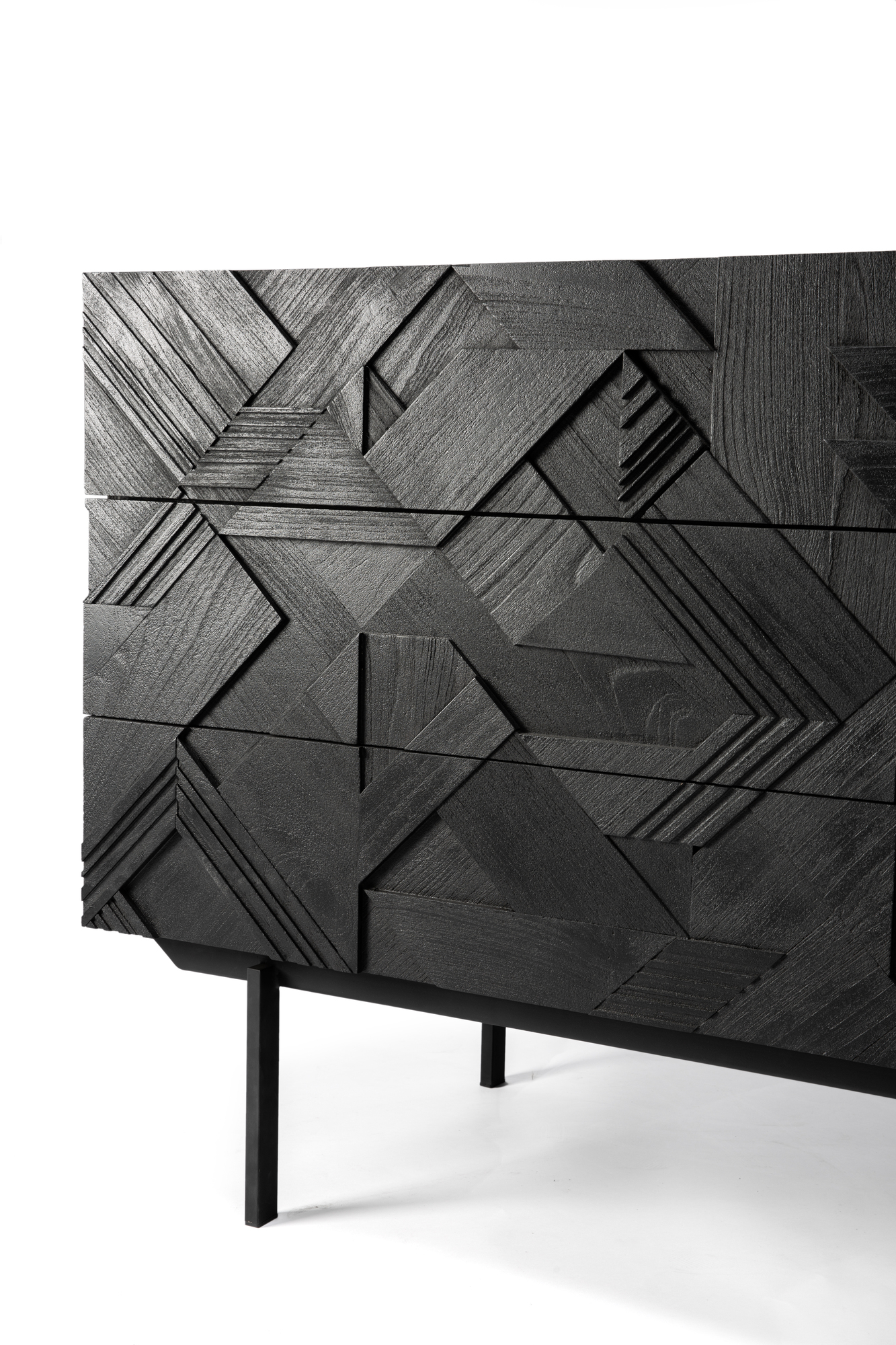 Graphic Commode Avec 3 Tiroirs Ethnicraft