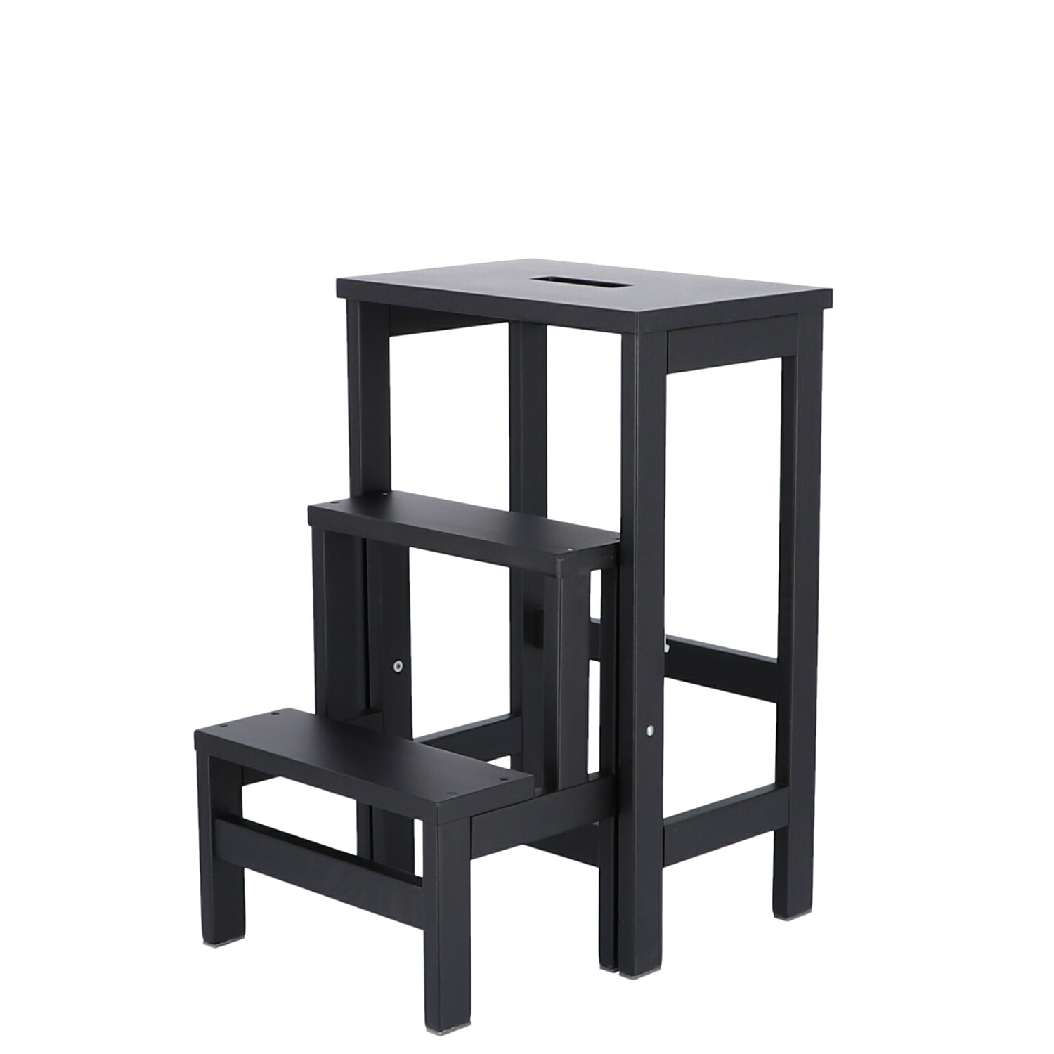 Soho Escabeau pour tabouret noir Jan Kurtz