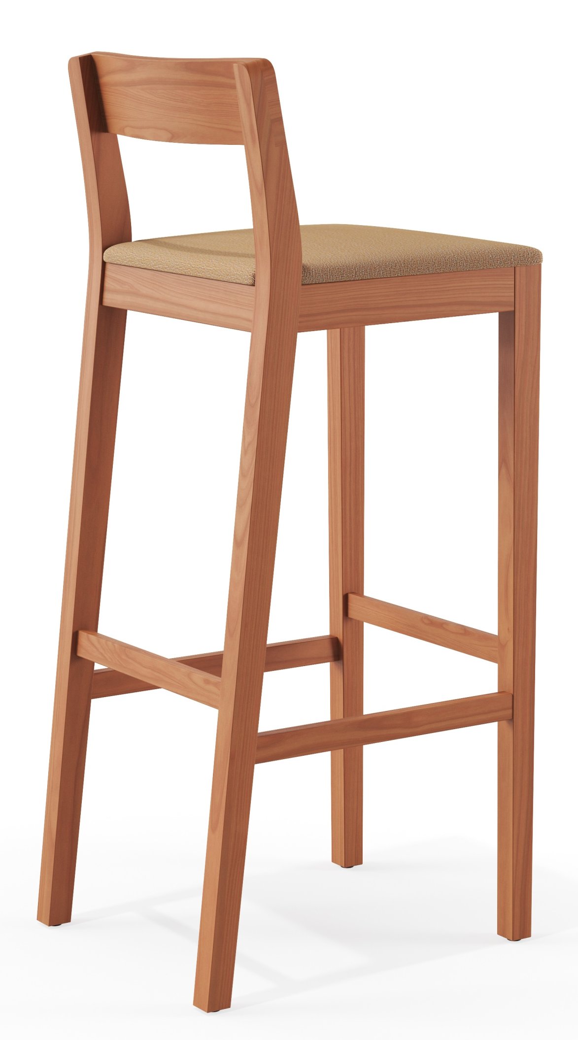 Sit tabouret de bar en bois avec coussin d'assise Zeitraum