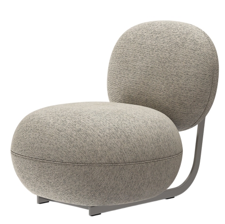 Copper Lounge Chair fauteuil structure en acier inoxydable NORR11