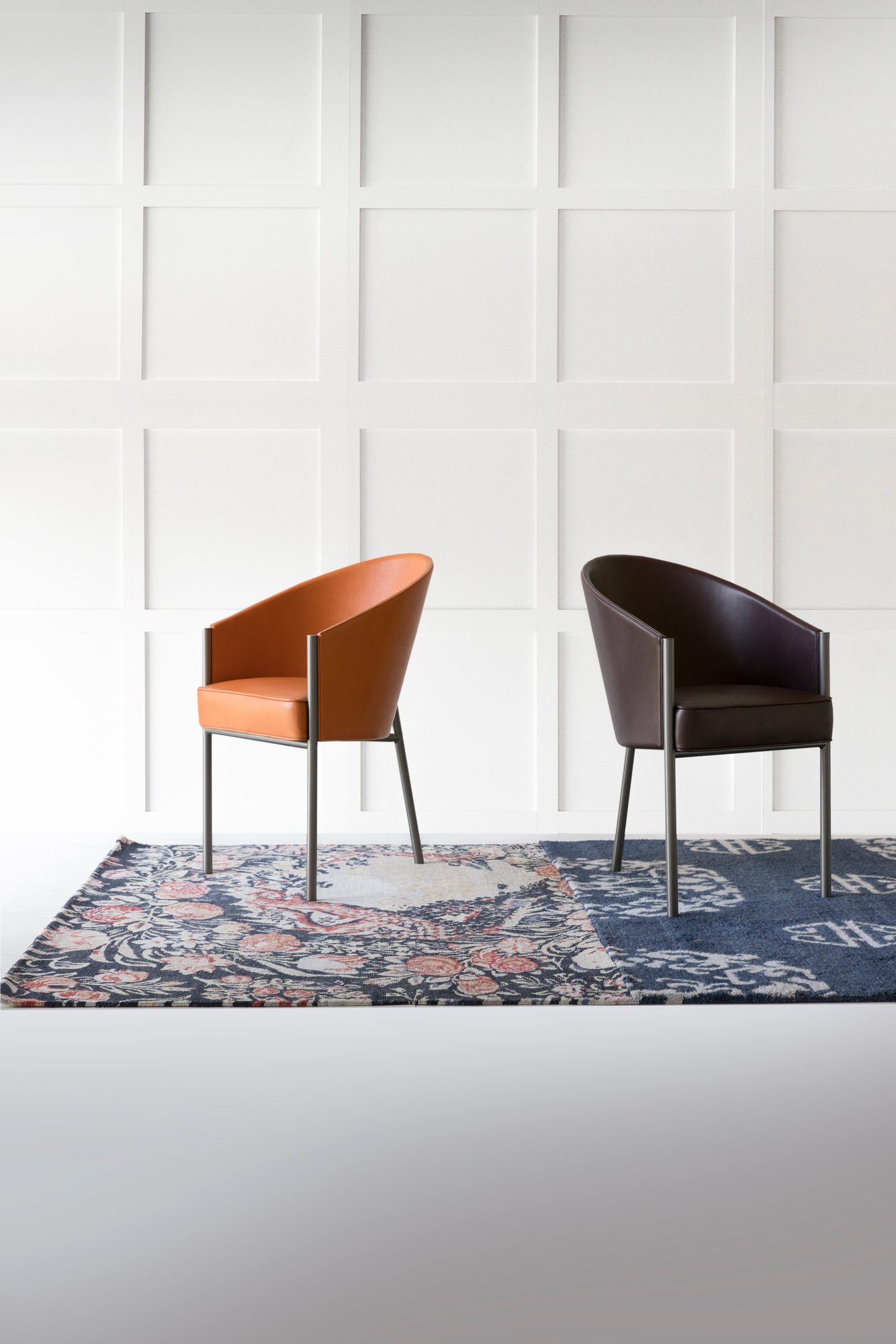 Costes Armchair Fauteuil Cuir Driade