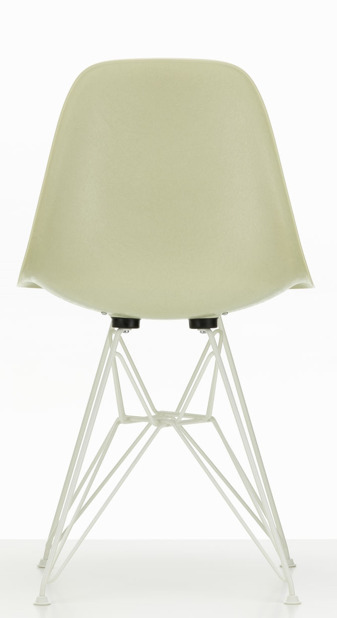 Eames Fiberglass Chair DSR chaise avec coussin d'assise Vitra
