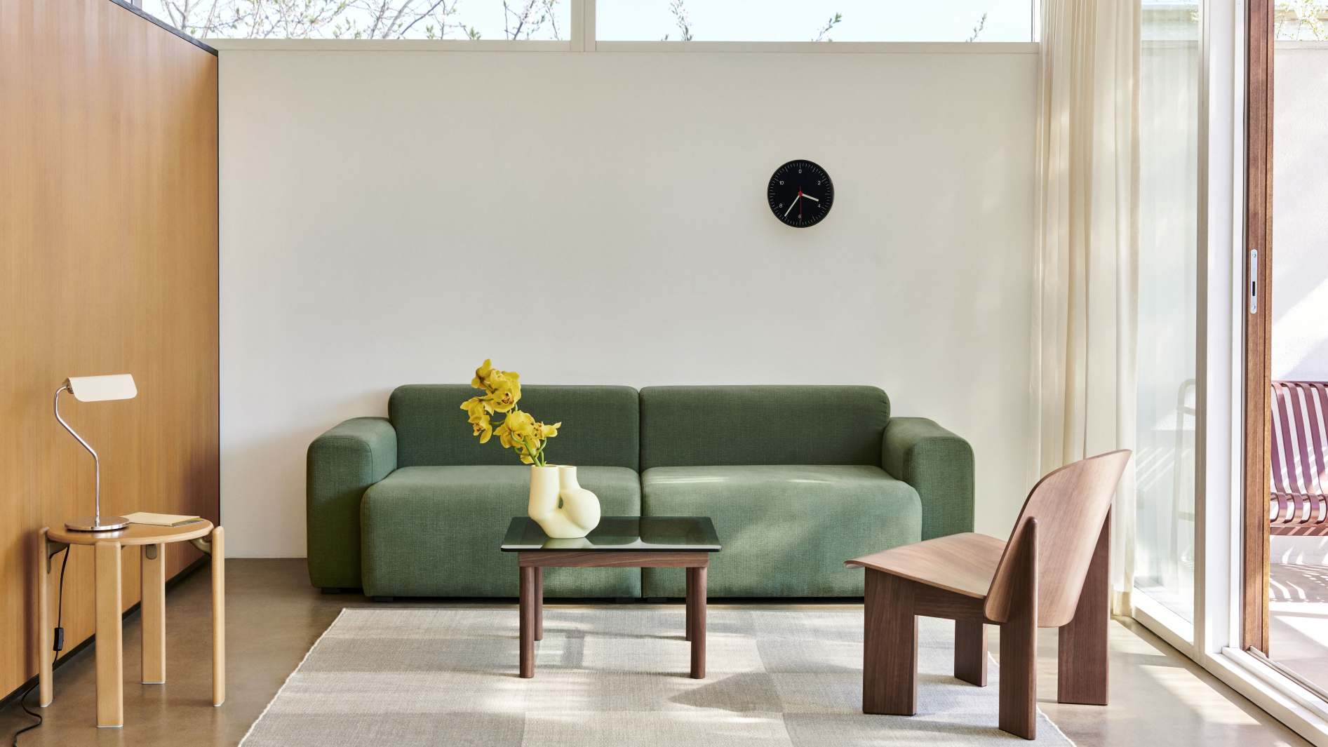 Canapé Mags 2,5 places Combination 1 Low Armrest Hay