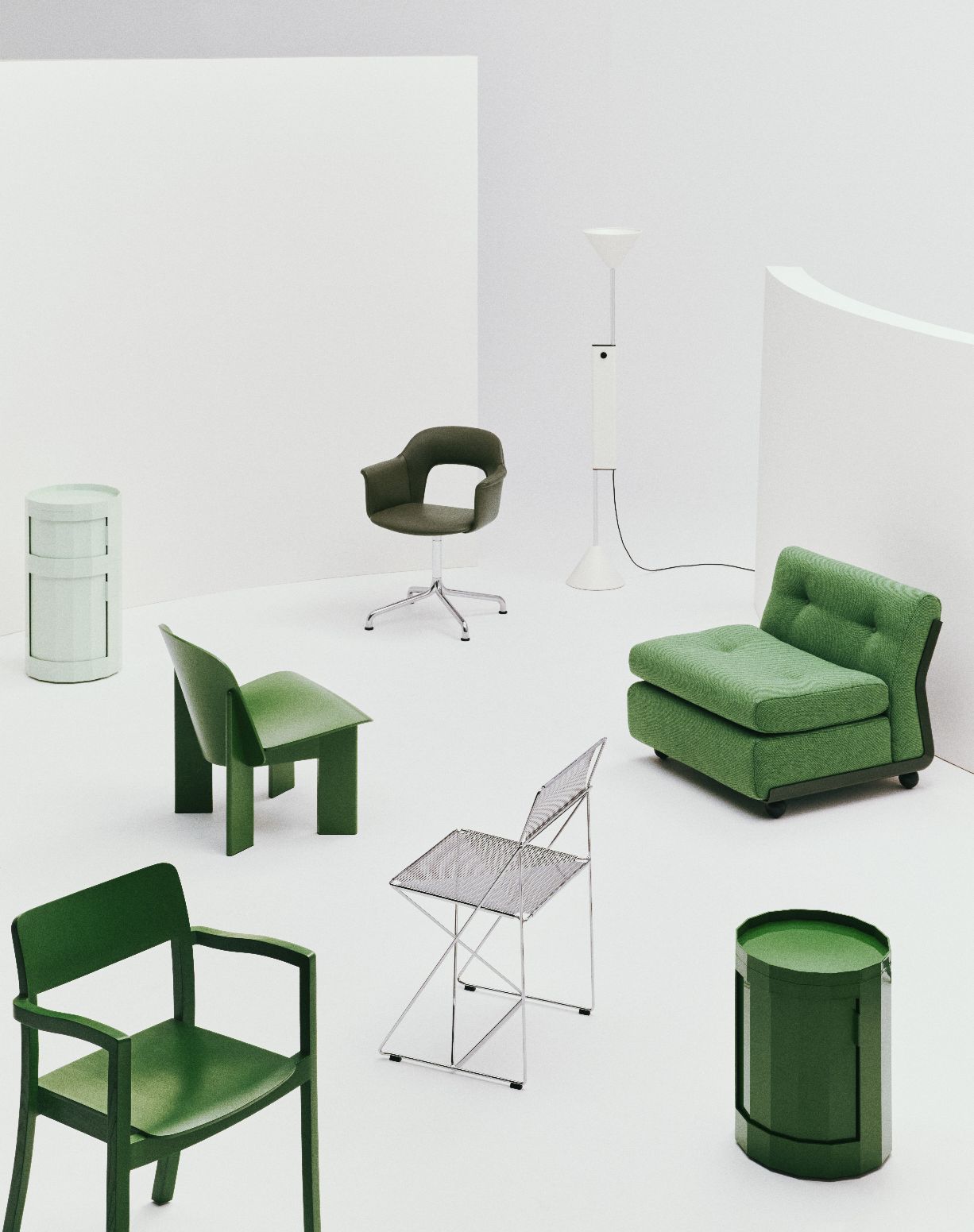 Layout Armchair 254 Fauteuil 4 pieds en étoile Hay  