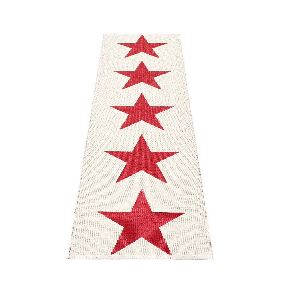 Viggo One Tapis synthétique 70x250 cm Pappelina Rouge