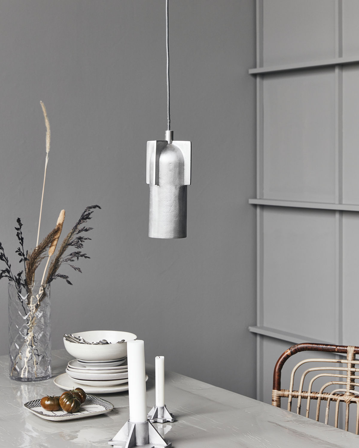 Akola luminaire suspendu argenté house doctor OFFRE SPECIALE
