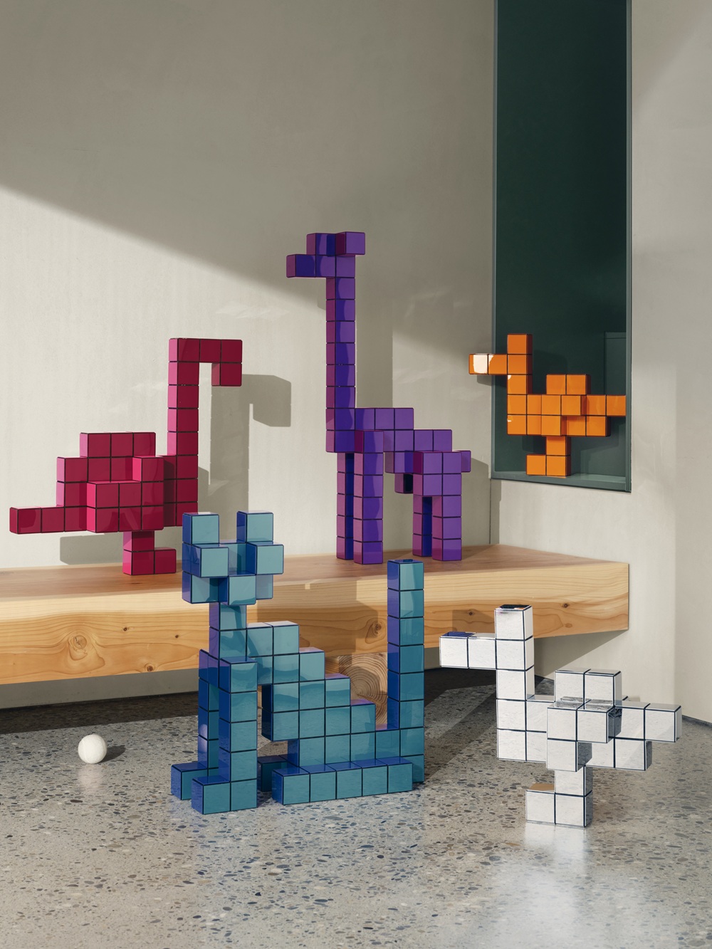 Panton Cubes Duck Duoton Sculpture Vitra