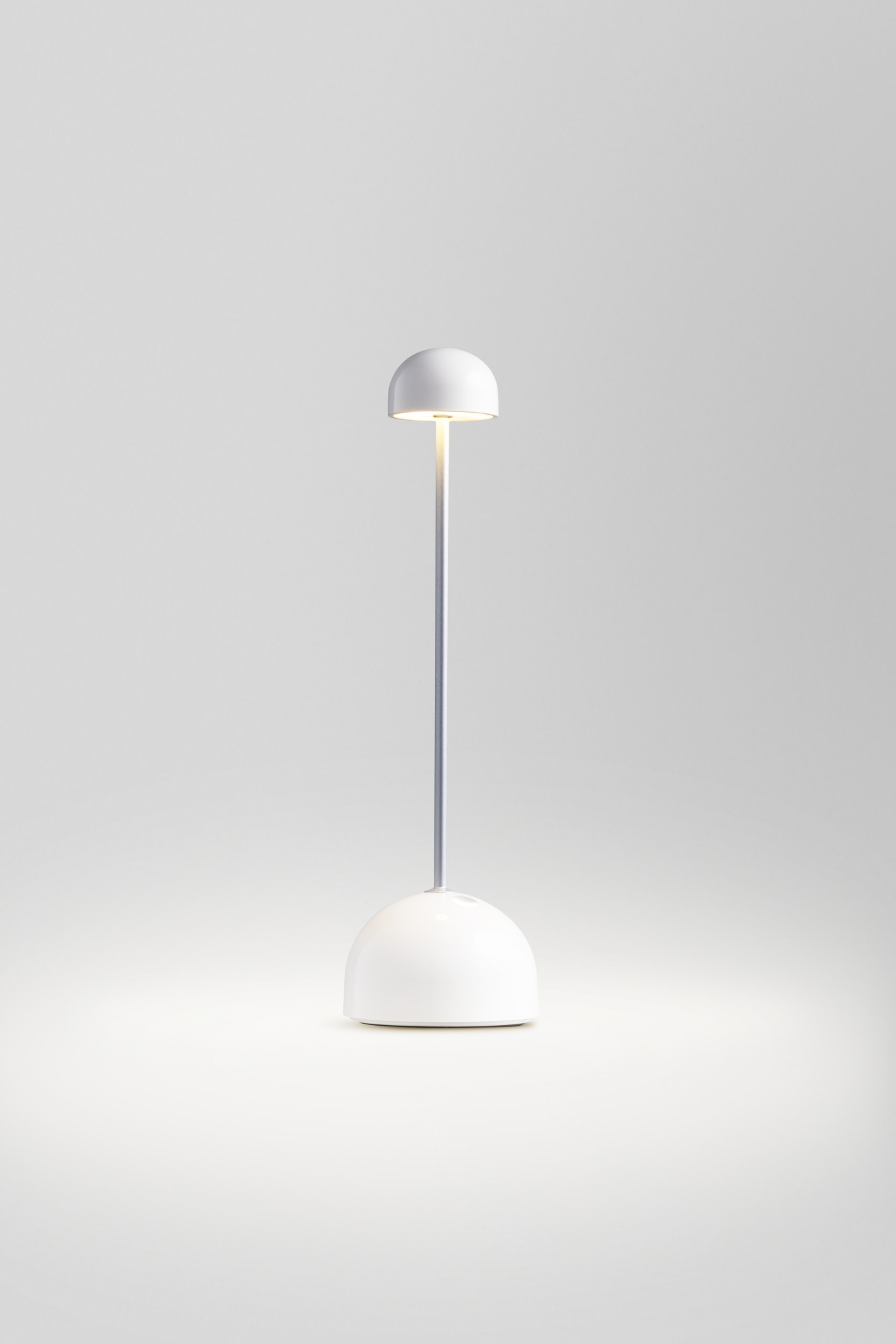 Sips lampe à batterie / lampe de table marset Blanc / Silver (Ral 9001 - RAL 9006)