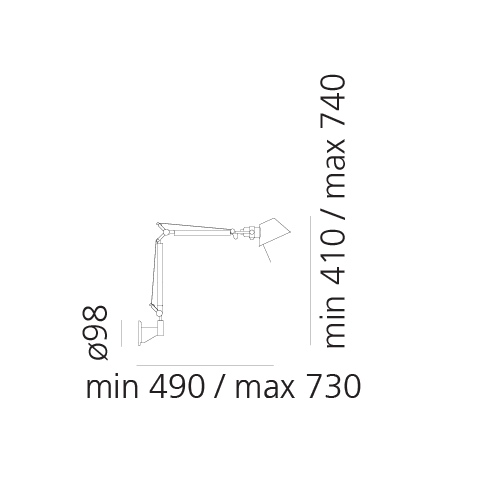 Tolomeo Micro Wall Applique ou plafonnier Artemide