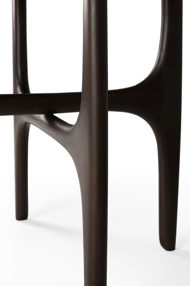 PI Table d'appoint acajou laqué marron foncé Ethnicraft