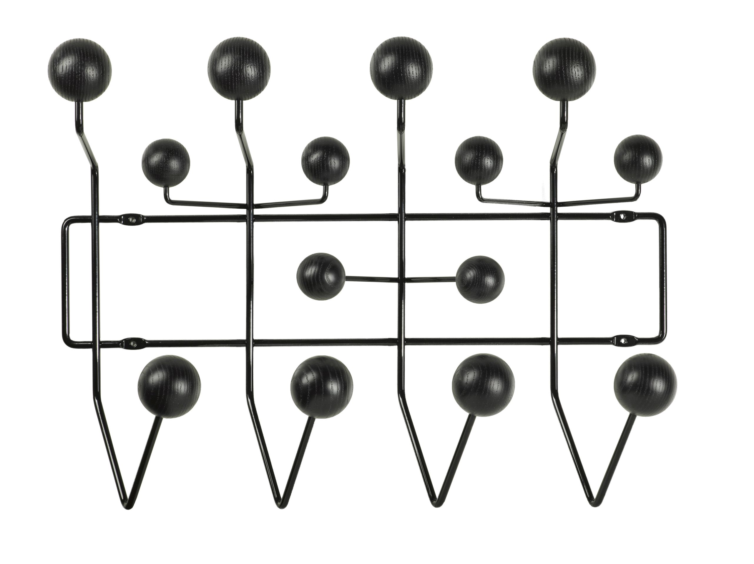 Eames Hang it all garderobe frêne noir Vitra
