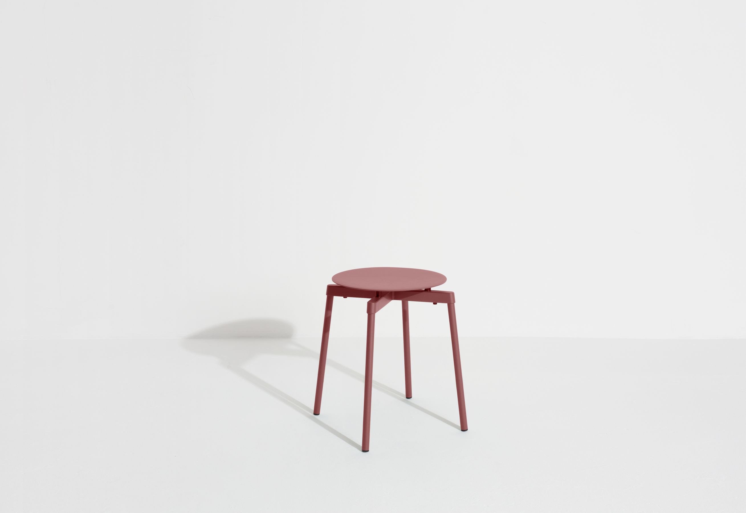 Fromme Stool Tabouret Petite Friture Marron rouge Fromme Stool Tabouret Petite Friture Marron rouge