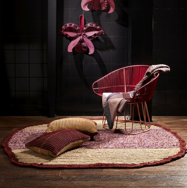Circo Lounge Chair Fauteuil lounge d'extérieur ames Noir mat / Noir