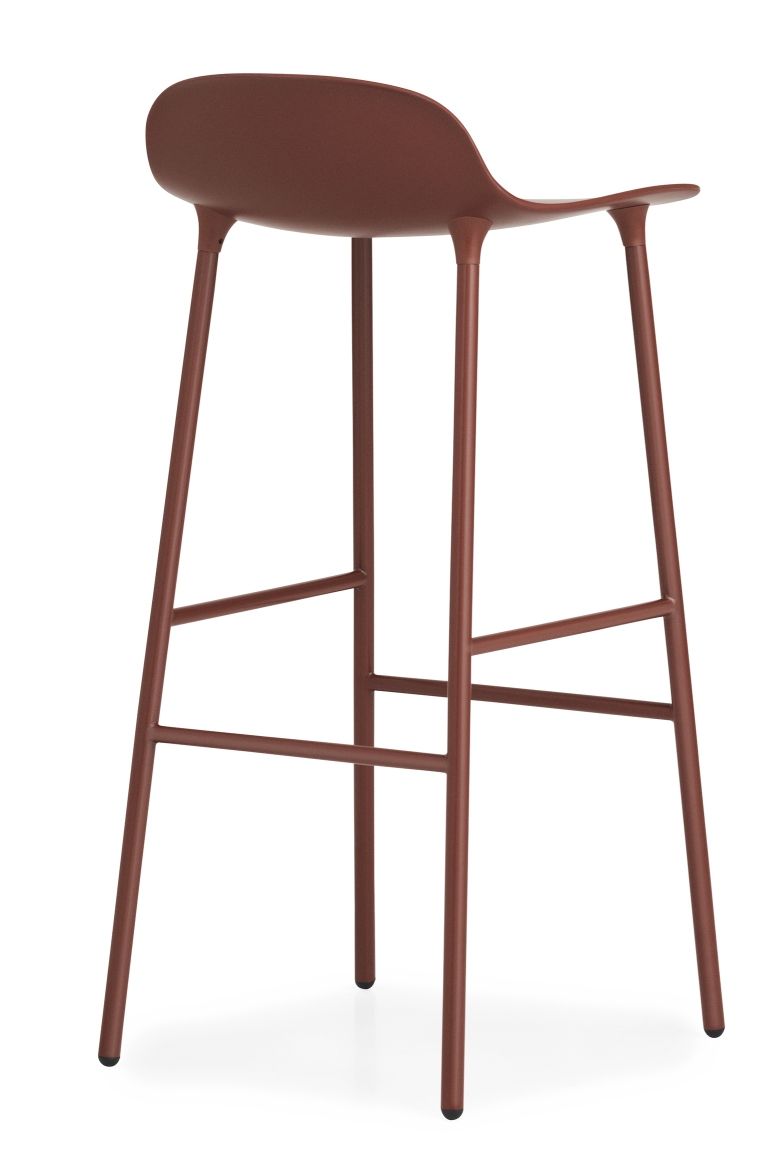 Form Barstool tabouret de bar H 75 cm Acier Normann Copenhagen