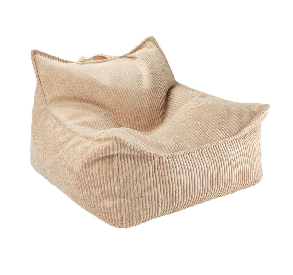 Fauteuil-sac d'enfant large cordon Sucre brun Wigiwama