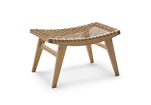 Klismos Tabouret avec patins en feutre Knoll International