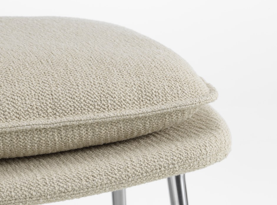 Slow Chair Ottoman Tissu Vitra 