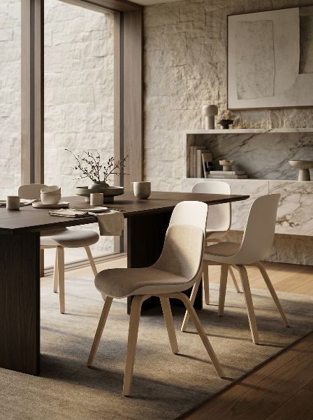 Chaise Elephantino structure en bois Kristalia