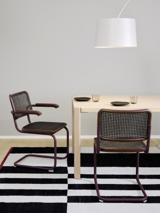 S 64 V Tube d'acier Classique Piétement luge Thonet