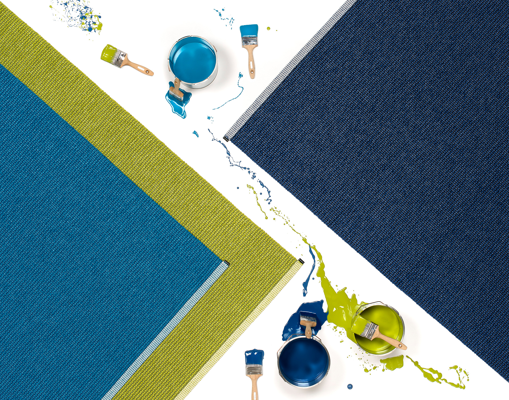 Mono Plastique Tapis 85x260 Pappelina moutarde