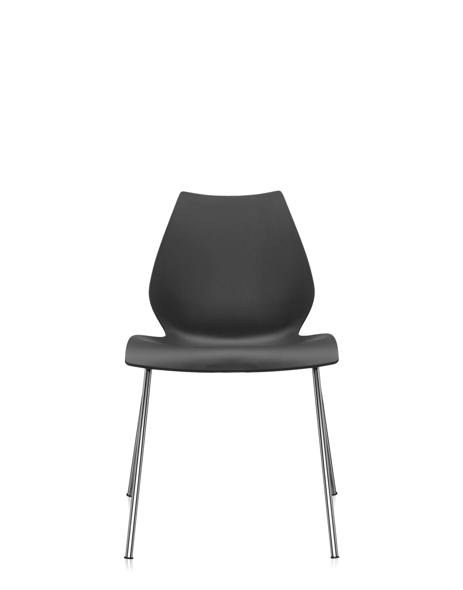 Maui Chaise sans Accoudoirs Kartell Anthracite