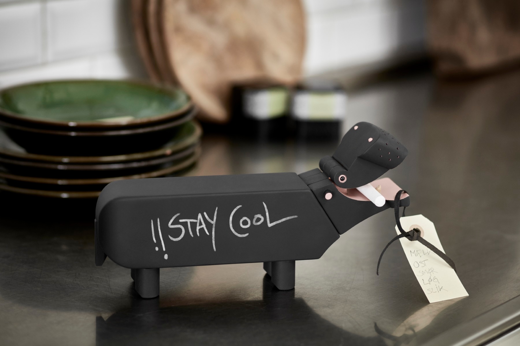 Hippopotame figure en bois noir Kay Bojesen