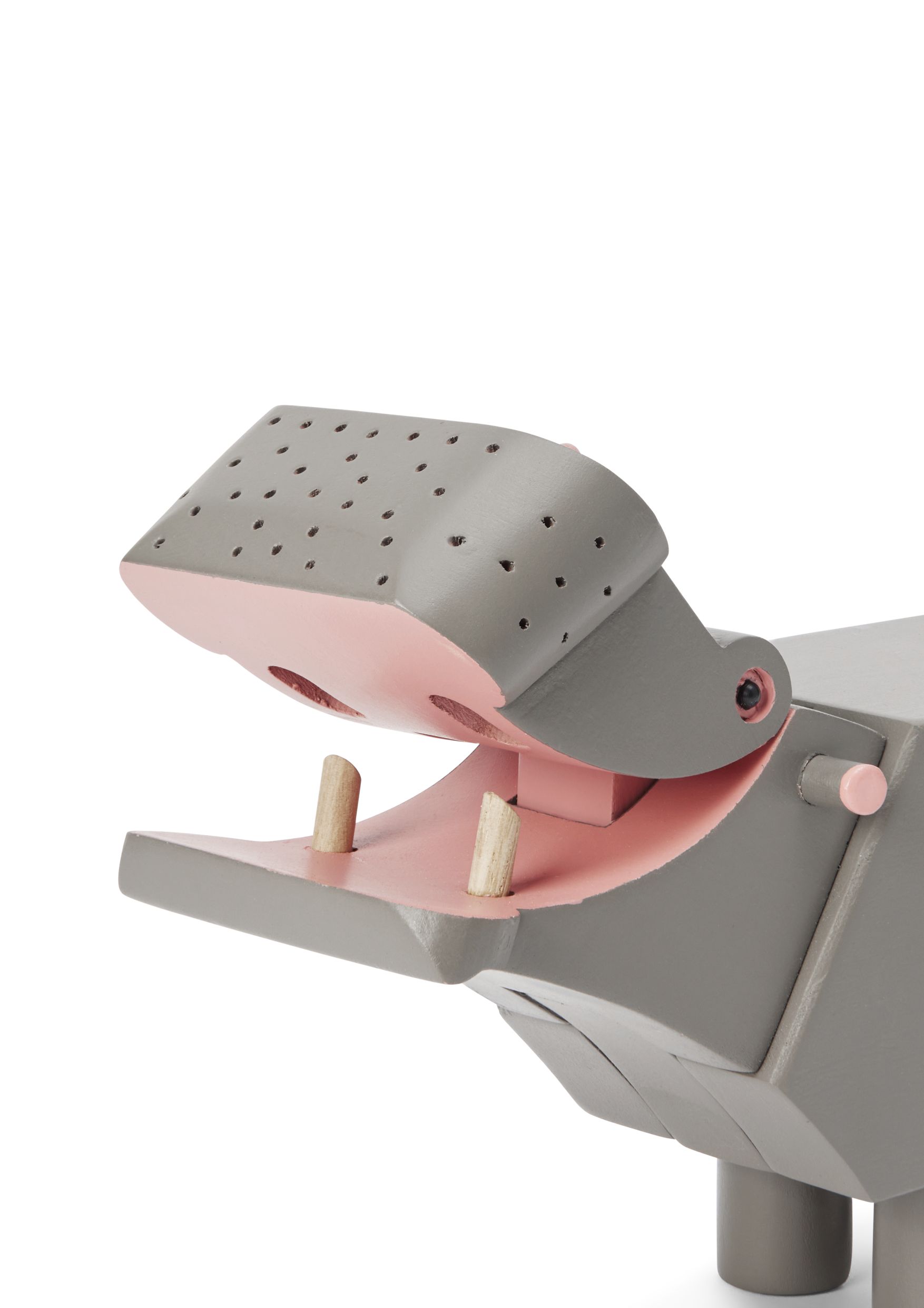 Hippopotame H9 cm gris Kay Bojesen