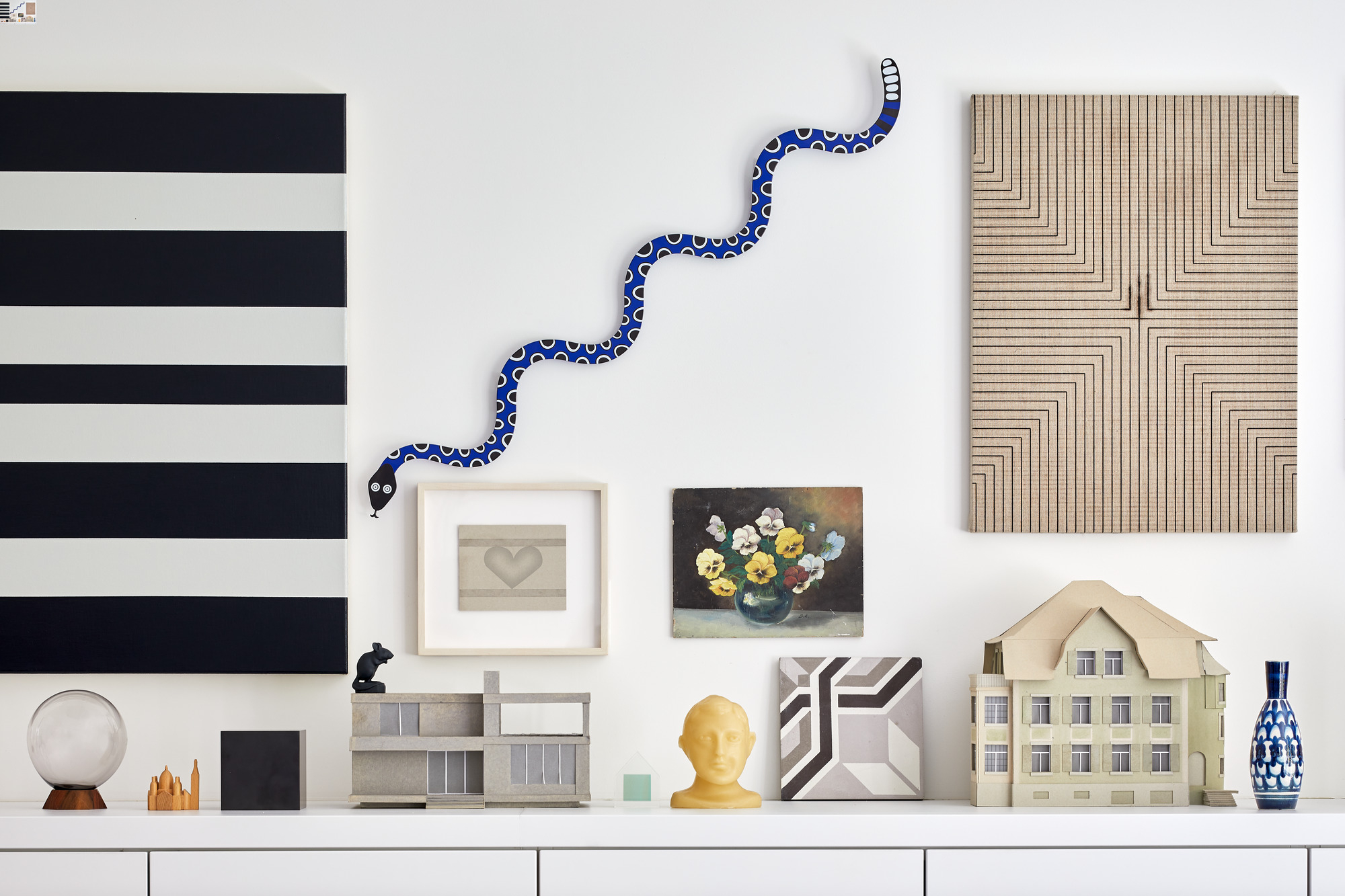 Metal Wall Relief Magic Snake Décoration Murale Vitra