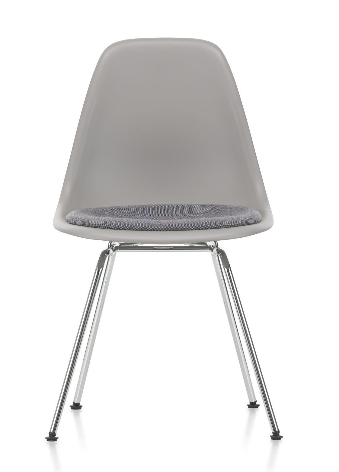 Eames Plastic Side Chair DSX chaise avec coussin d'assise Vitra