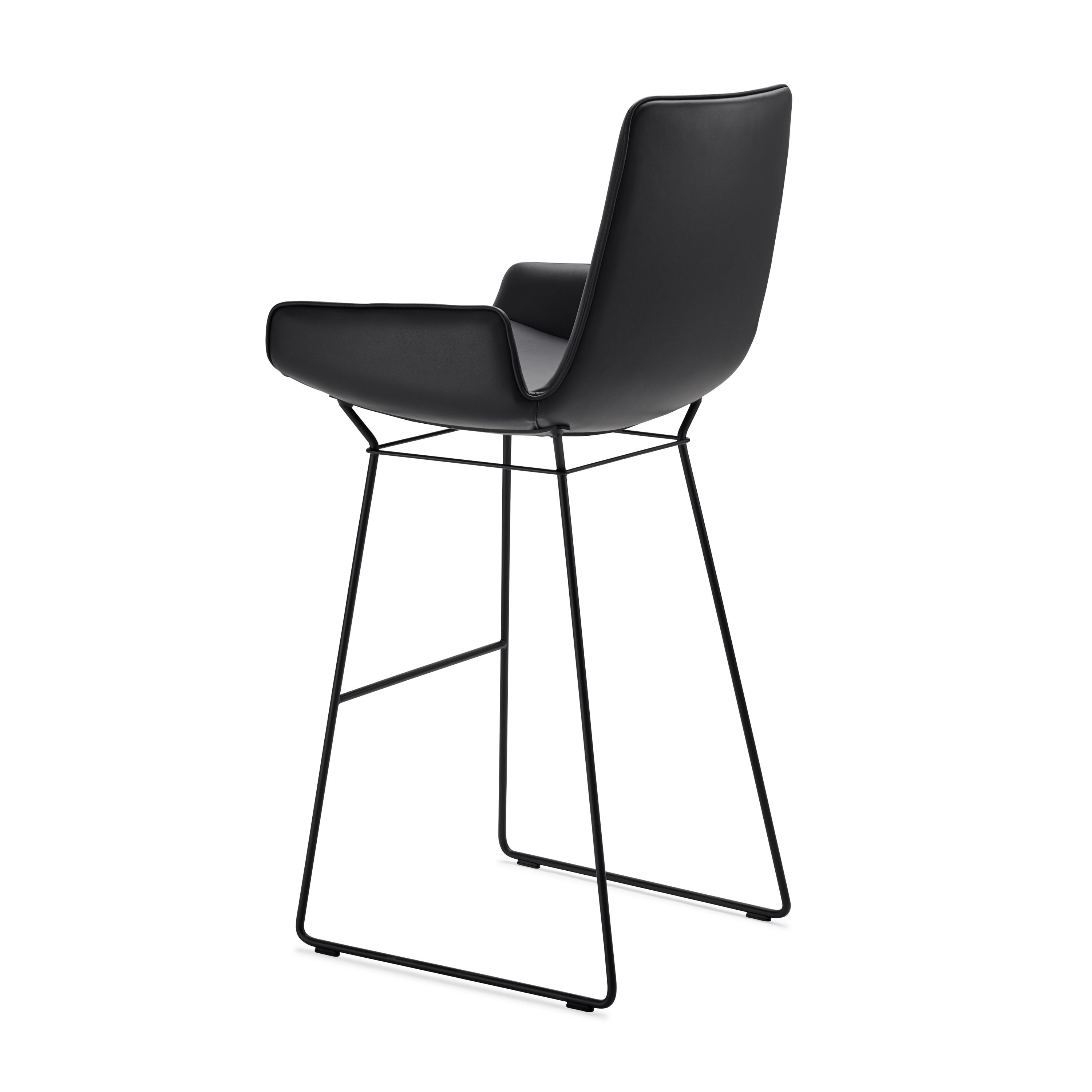 Amelie fauteuil de bar accoudoirs bas Freifrau Manufaktur