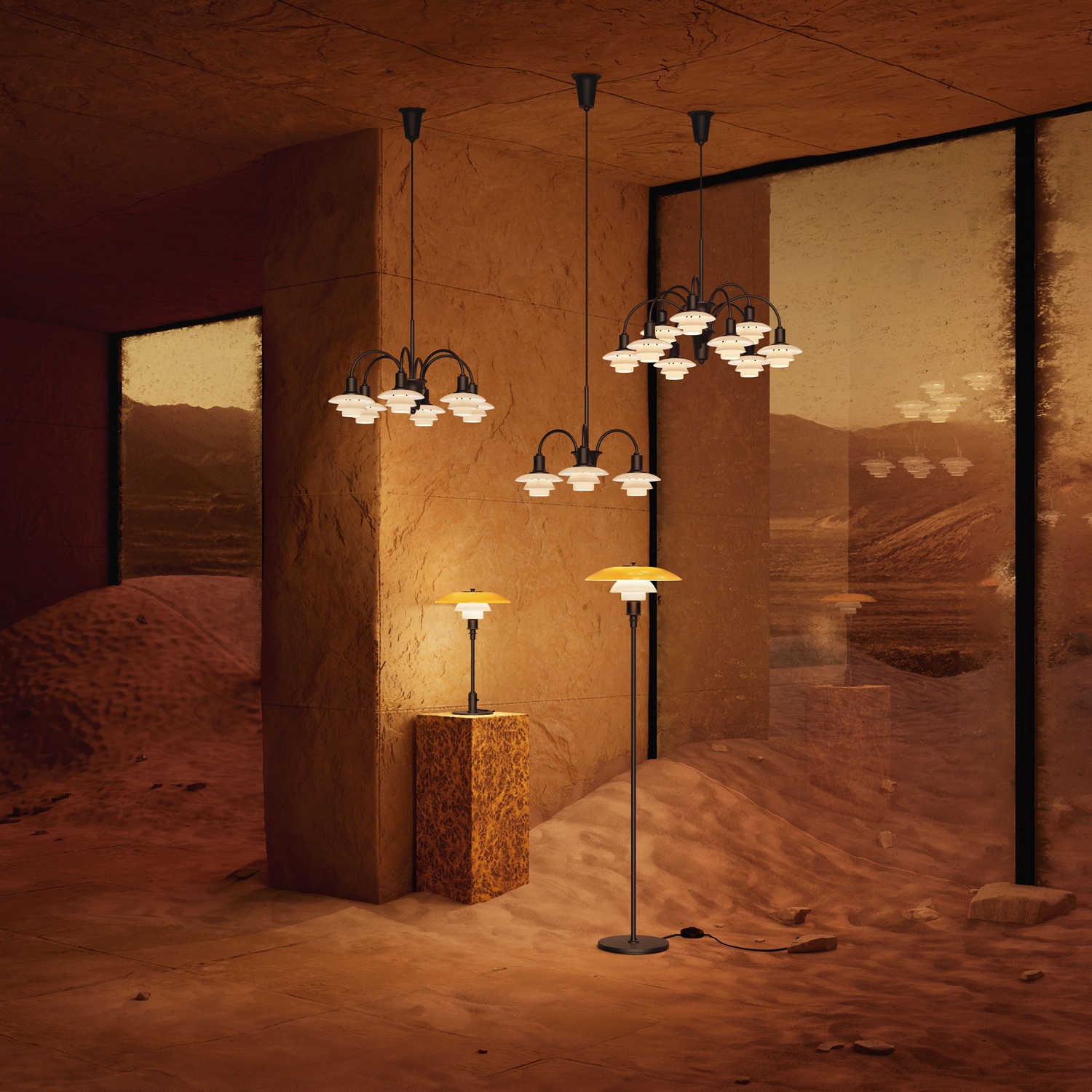 PH 3/2 Lampe de table Amber CENTENARY EDITION Louis Poulsen