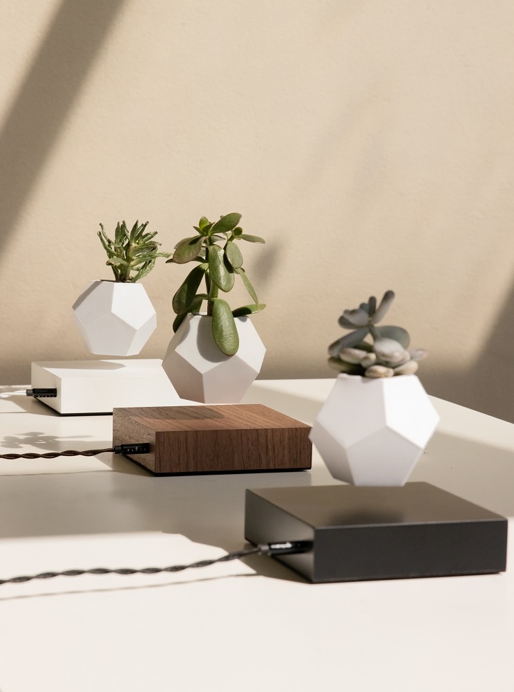 Lyfe flottant Vase Klein & More Bois d'érable Noir OFFRE SPECIALE