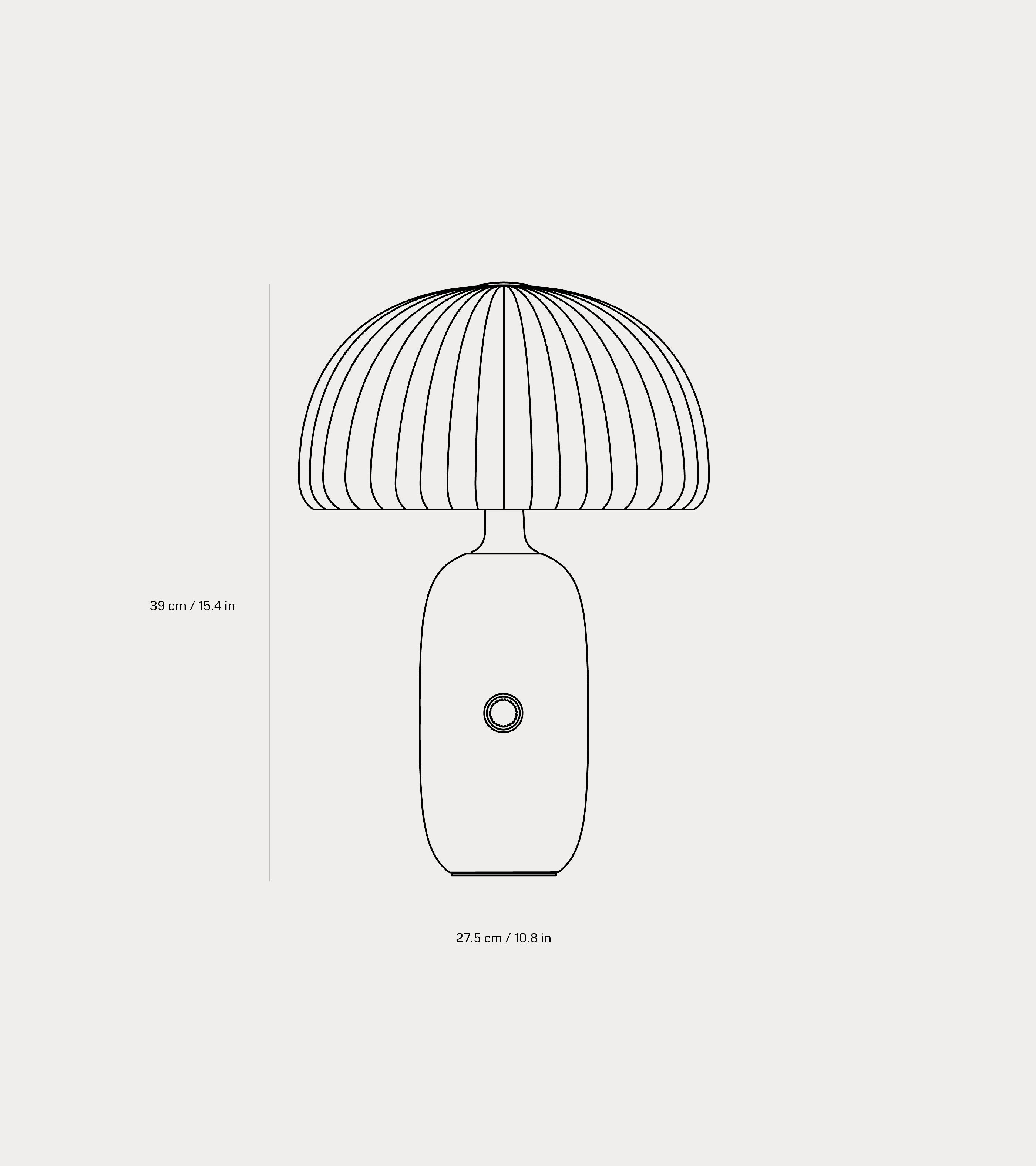 VIPP591 / VIPP592 Sculpture Lampe de table Vipp