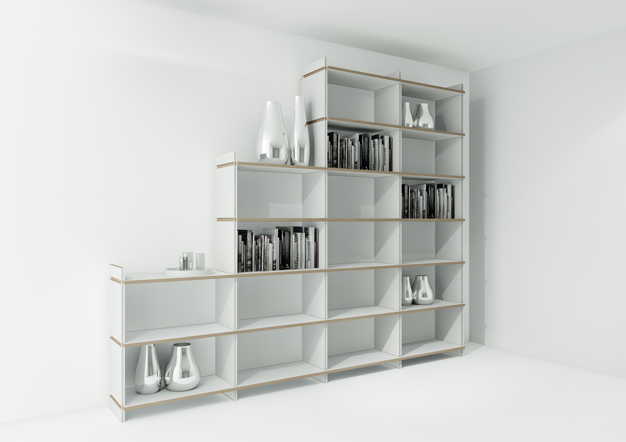 Mehrfach étagère module complémentaire double Tojo