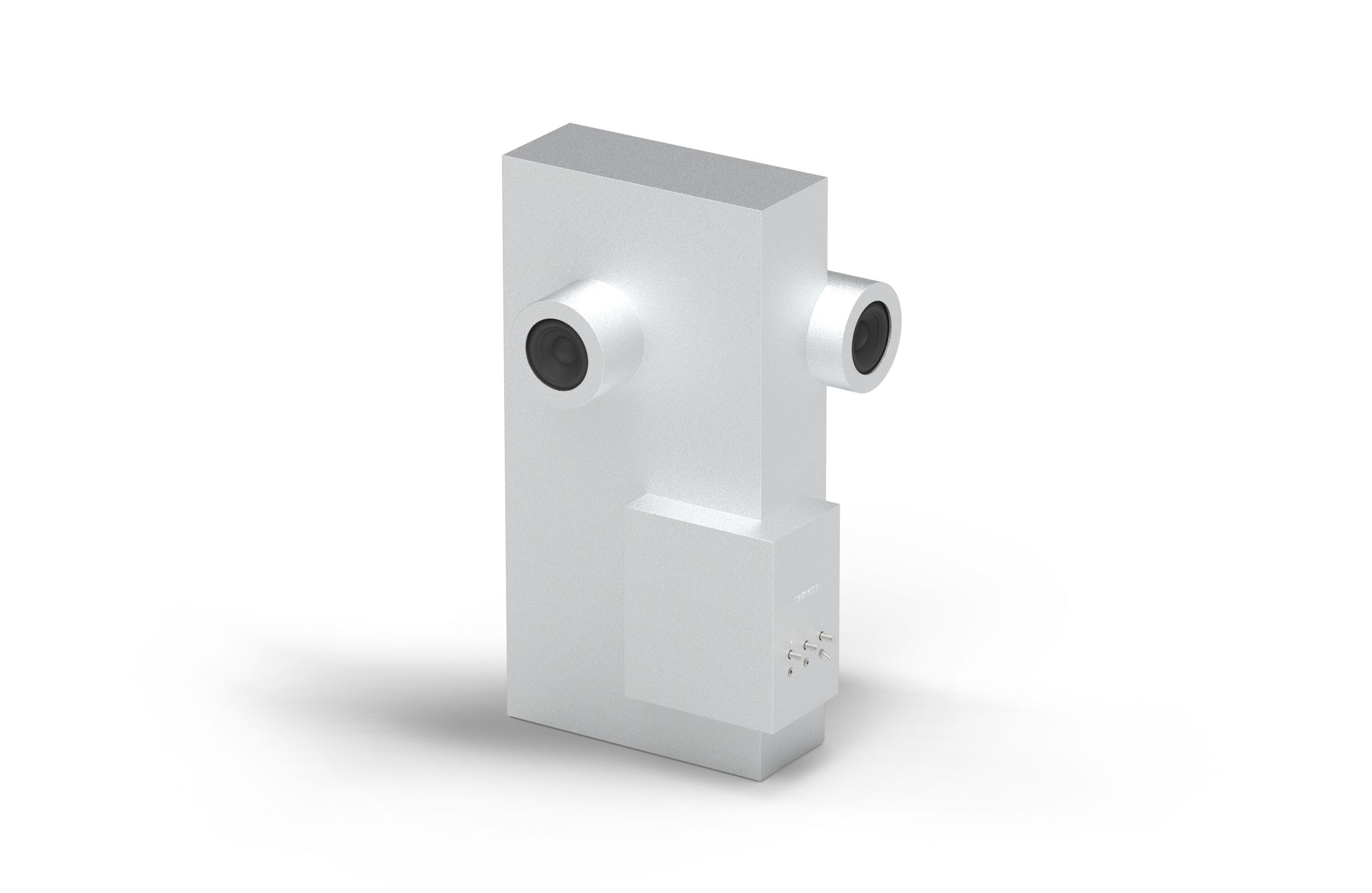 Haut-parleur Brutalist transparent