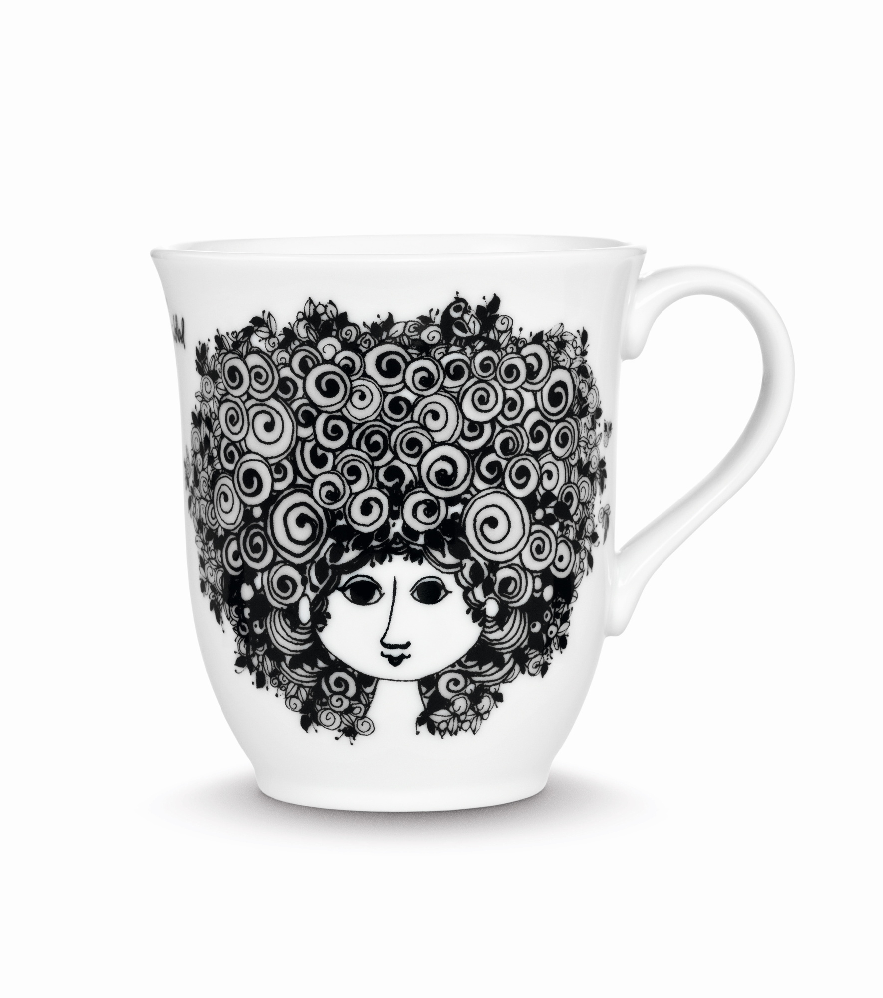 Rosalinde mug noir Bjorn Wiinblad OFFRE SPECIALE