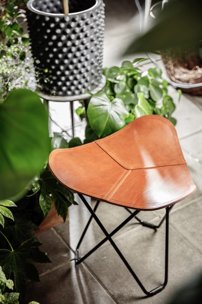 Pampa Flying Goose Tabouret Cuero 