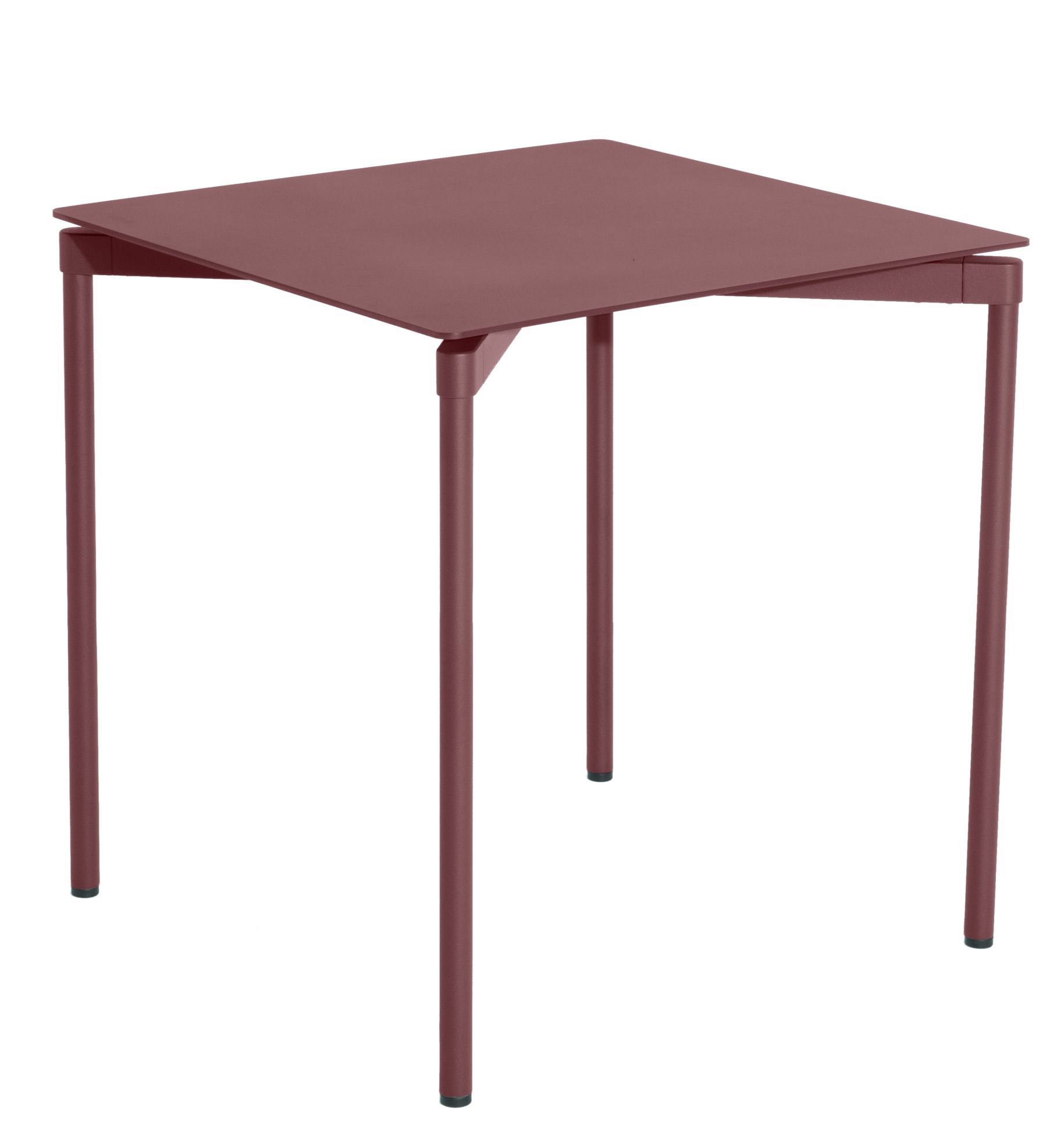 Braunroter Fromme Esstisch quadratisch von Petite Friture: Moderner quadratischer Tisch mit minimalistischem Design.