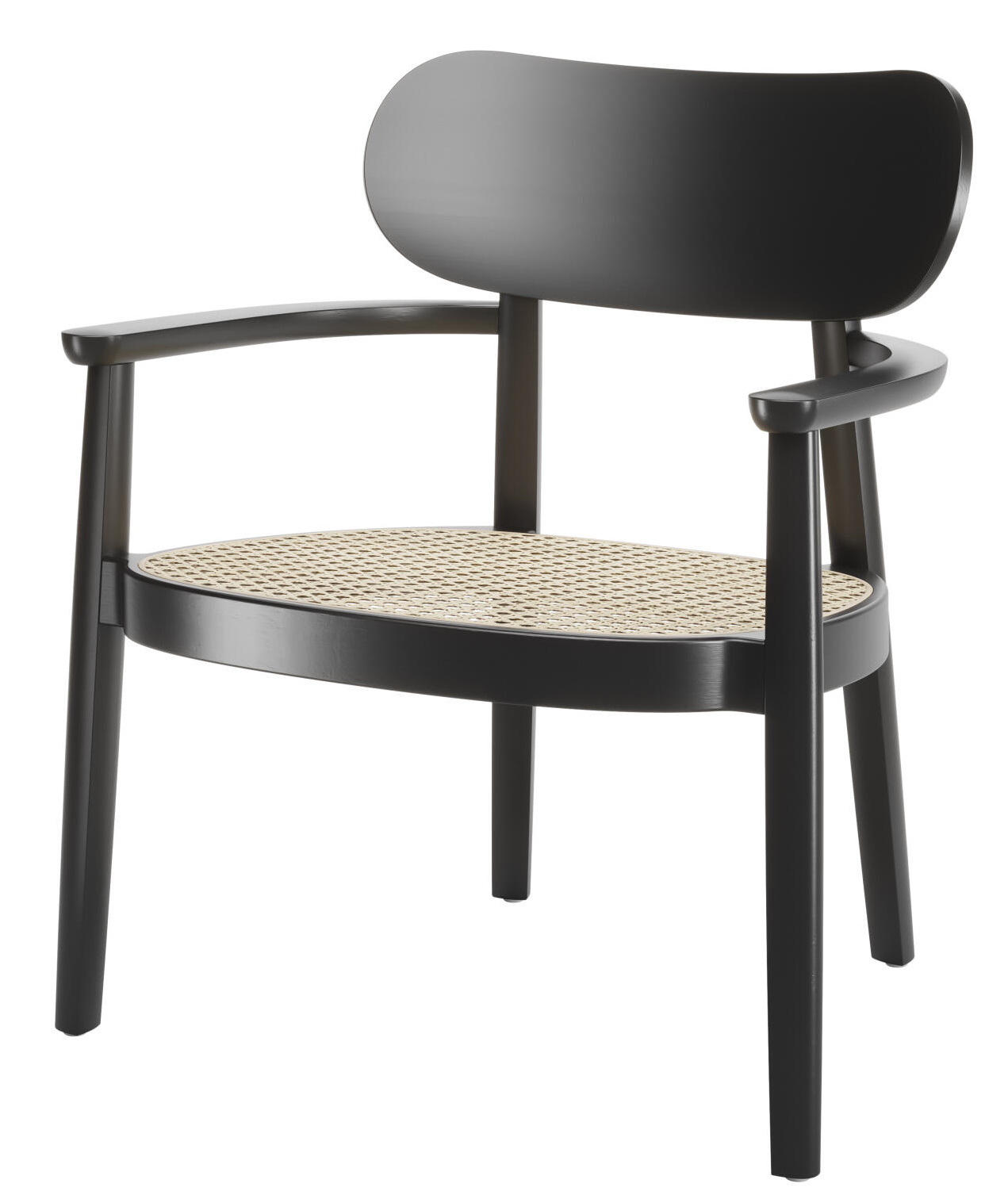 Fauteuil en bois avec accoudoirs 119 MF Thonet 